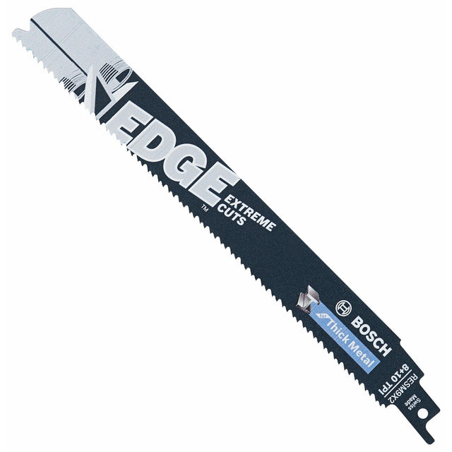Bosch RESM9X2-25B 9" 8 to 10 TPI Edge Reciprocating Saw Blades for Thick Metal (25 Pack)