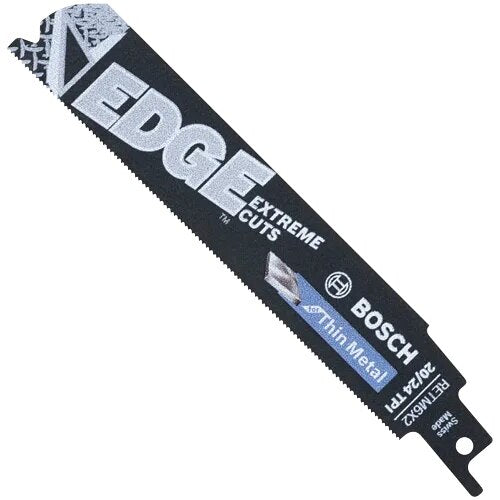 Bosch RETM9X2-25B 9" 20/24 TPI Edge Bi-Metal Reciprocating Saw Blades for Thin Metal (25 Pack) - 2