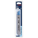 Bosch RM614 6" 14TPI Metal Cutting Reciprocating Saw Blades 5-Pack - 2