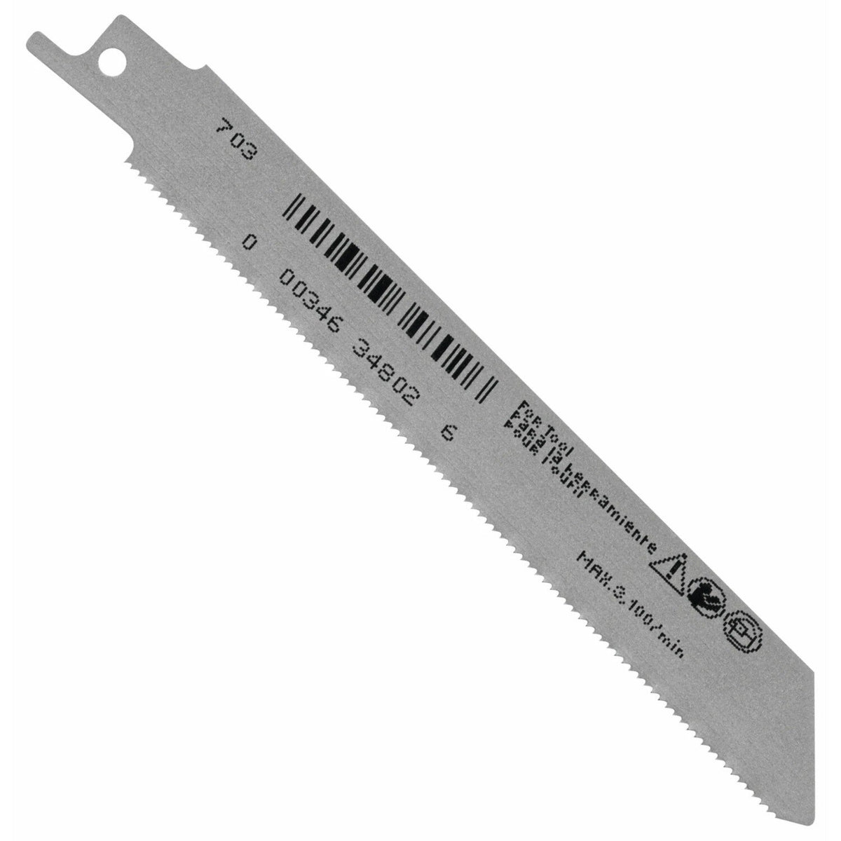 Bosch RM618B 6" 18 TPI Bi-Metal Reciprocating Saw Blades for Metal Cutting (200 Pack)