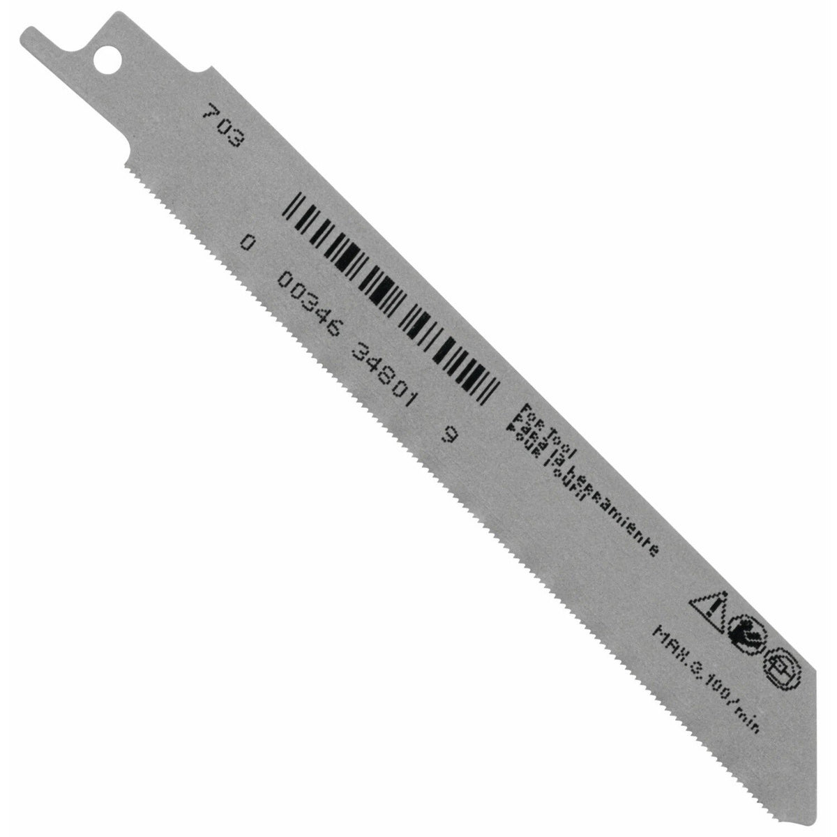 Bosch RM624-25B 6" 24 TPI Bi-Metal Reciprocating Saw Blades for Metal (25 Pack)