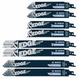Bosch RPM008 6" and 9" Edge Pro-Metal Bi-Metal Reciprocating Saw Blade Set (8 Pack)