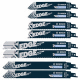 Bosch RPM008 6" and 9" Edge Pro-Metal Bi-Metal Reciprocating Saw Blade Set (8 Pack)