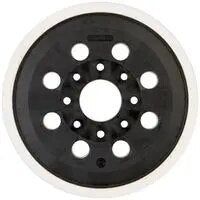 Bosch RS034 5" Soft Hook and Loop Eight Hole Sanding Pad for Random Orbit Sanders