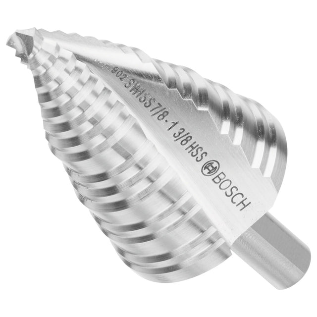 Bosch SDC10 1/4" to 1-3/8" High Speed Steel Turbo Step Drill Bit for Metal
