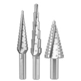 Bosch SDC30 High Speed Steel Turbo Step Drill Bit Set for Metal Drilling (3 Pack) - 4