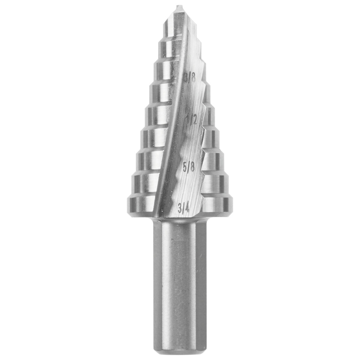 Bosch SDC3 1/4" to 3/4" High-Speed Steel Turbo Step Drill Bit for Metal