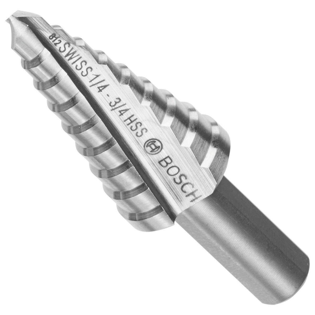 Bosch SDC3 1/4" to 3/4" High-Speed Steel Turbo Step Drill Bit for Metal - 4
