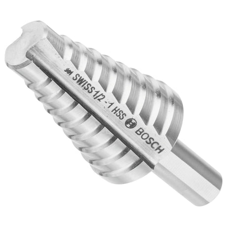 Bosch SDC7 9/16" to 1" High Speed Steel Turbo Step Drill Bit for Metal