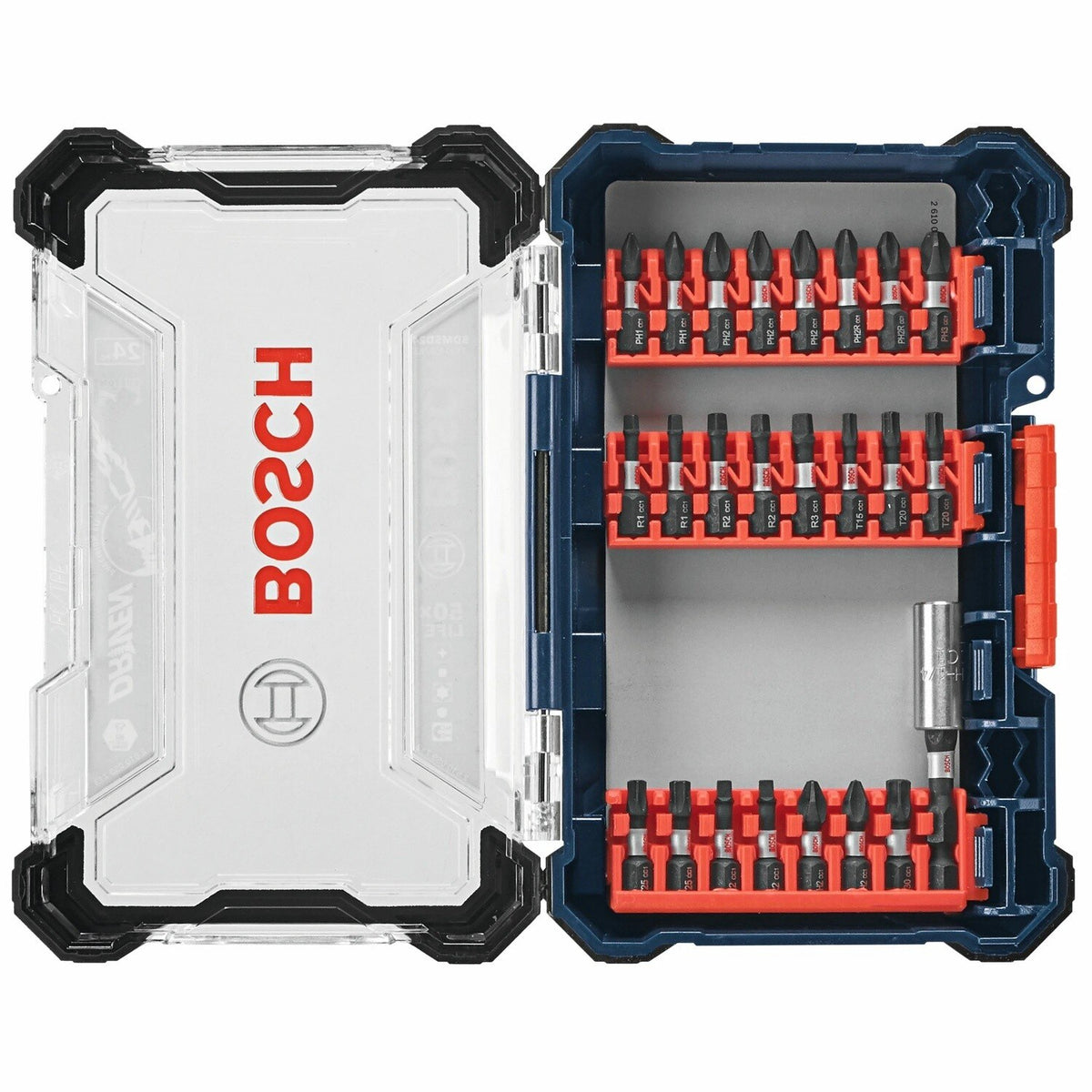 Bosch SDMSD24 Driven Impact Screwdriving Bit Set with Custom Case (24 Pack) - 2