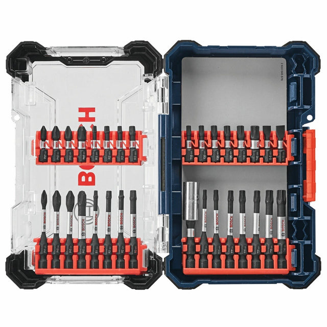 Bosch SDMSD32 Driven Impact Screwdriving Bit Set with Custom Case (32 Pack)