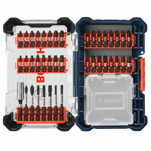 Bosch SDMSD40 Driven Impact Screwdriving Bit Set with Custom Case (40 Pack)