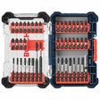 Bosch SDMSD44 Driven Impact Screwdriving Bit Custom Case Set with Magnetic Tips (44 Pack)
