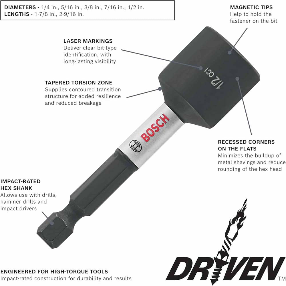 Bosch SDMSD45 45 pc. Driven Impact Screwdriving Custom Case Set - 2