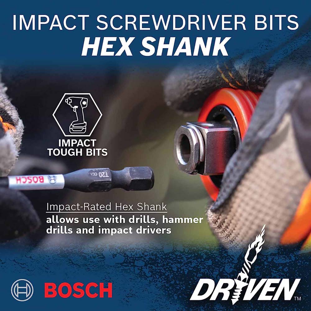 Bosch SDMSD45 45 pc. Driven Impact Screwdriving Custom Case Set - 7