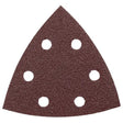 Bosch SDTR000 3.5" Assorted Grit Detail Sander Abrasive Triangles for Wood (6 Pack)
