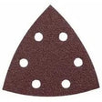 Bosch SDTR040 3-3/4" 40 Grit Hook and Loop Detail Sander Abrasive Triangles for Wood (5 Pack)