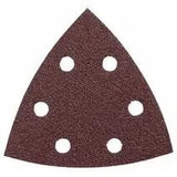 Bosch SDTR060 60 Grit Hook and Loop Detail Sander Abrasive Triangles for Wood (5 Pack)