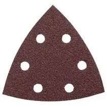Bosch SDTR060 60 Grit Hook and Loop Detail Sander Abrasive Triangles for Wood (5 Pack)