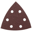 Bosch SDTR080 3.75" 80 Grit Detail Sander Abrasive Triangles for Wood (5 Pack)