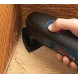 Bosch SDTR120 3.75" 120 Grit Hook and Loop Detail Sander Abrasive Triangles for Wood (5 Pack) - 2