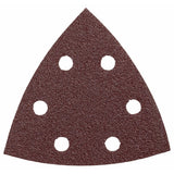 Bosch SDTR180 3-3/4" 180 Grit Hook-and-Loop Detail Sander Abrasive Triangles for Wood (5 Pack)