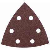 Bosch SDTR180 3-3/4" 180 Grit Hook-and-Loop Detail Sander Abrasive Triangles for Wood (5 Pack)