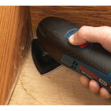 Bosch SDTR180 3-3/4" 180 Grit Hook-and-Loop Detail Sander Abrasive Triangles for Wood (5 Pack) - 2