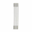 Bosch SS5-185 5" Pin End Scroll Saw Blades for Wood and Plastic (4 Pack)