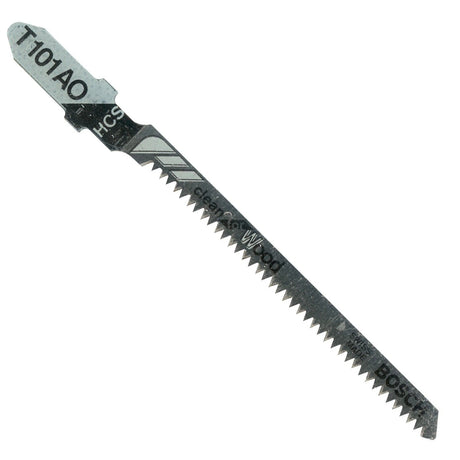 Bosch T101AO100 3-1/4" 20 TPI Clean for Wood T-Shank Jig Saw Blades (100 Pack)