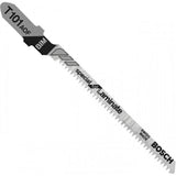 Bosch T101AOF 3-1/4" 20TPI Special for Laminate T-Shank Jig Saw Blades 5Pk - 2