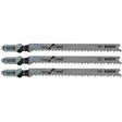 Bosch T101B3 4" 10 TPI Clean for Wood T-Shank Jig Saw Blades (3 Pack)