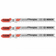 Bosch T102BF 3-5/8" 13 TPI Clean for Plexiglas T-Shank Jig Saw Blades (3 Pack)
