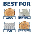 Bosch T102H 3" 10 TPI Clean for PVC High-Carbon Steel T-Shank Jig Saw Blades (3 Pack)