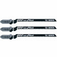 Bosch T119BO3 3-1/4" 12 TPI T-Shank Jig Saw Blades for Curved Wood Cutting (3 Pack)