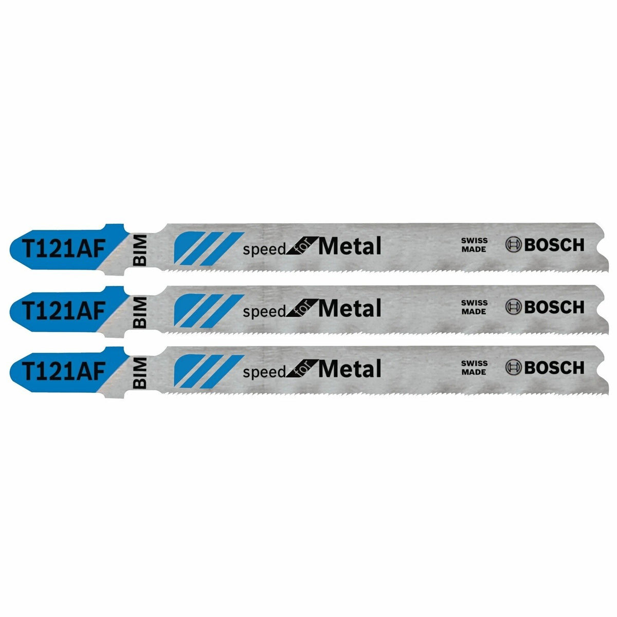 Bosch T121AF3 3-5/8" 21 TPI Bi-Metal T-Shank Jig Saw Blades for Metal (3 Pack)