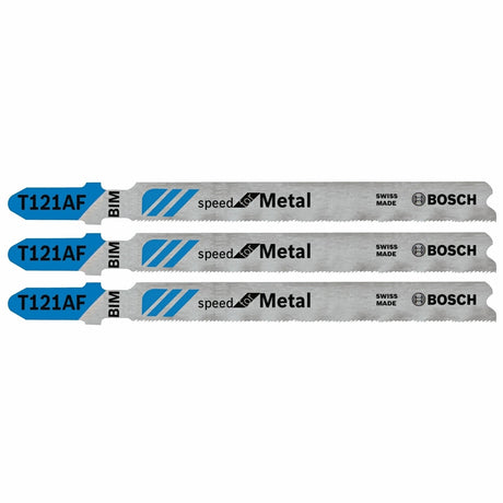 Bosch T121AF3 3-5/8" 21 TPI Bi-Metal T-Shank Jig Saw Blades for Metal (3 Pack)
