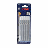 Bosch T308BP 4-5/8" 12 TPI Precision for Wood T-Shank Jig Saw Blades for Clean Wood Cuts (5 Pack) - 2