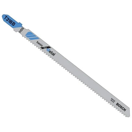 Bosch T318B100 5-1/4" 14 TPI Basic for Metal T-Shank Jig Saw Blades (100 Pack)