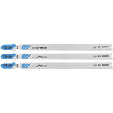 Bosch T321BF3 3-Piece 5-1/4" 12 TPI Speed for Metal T-Shank Jig Saw Blades