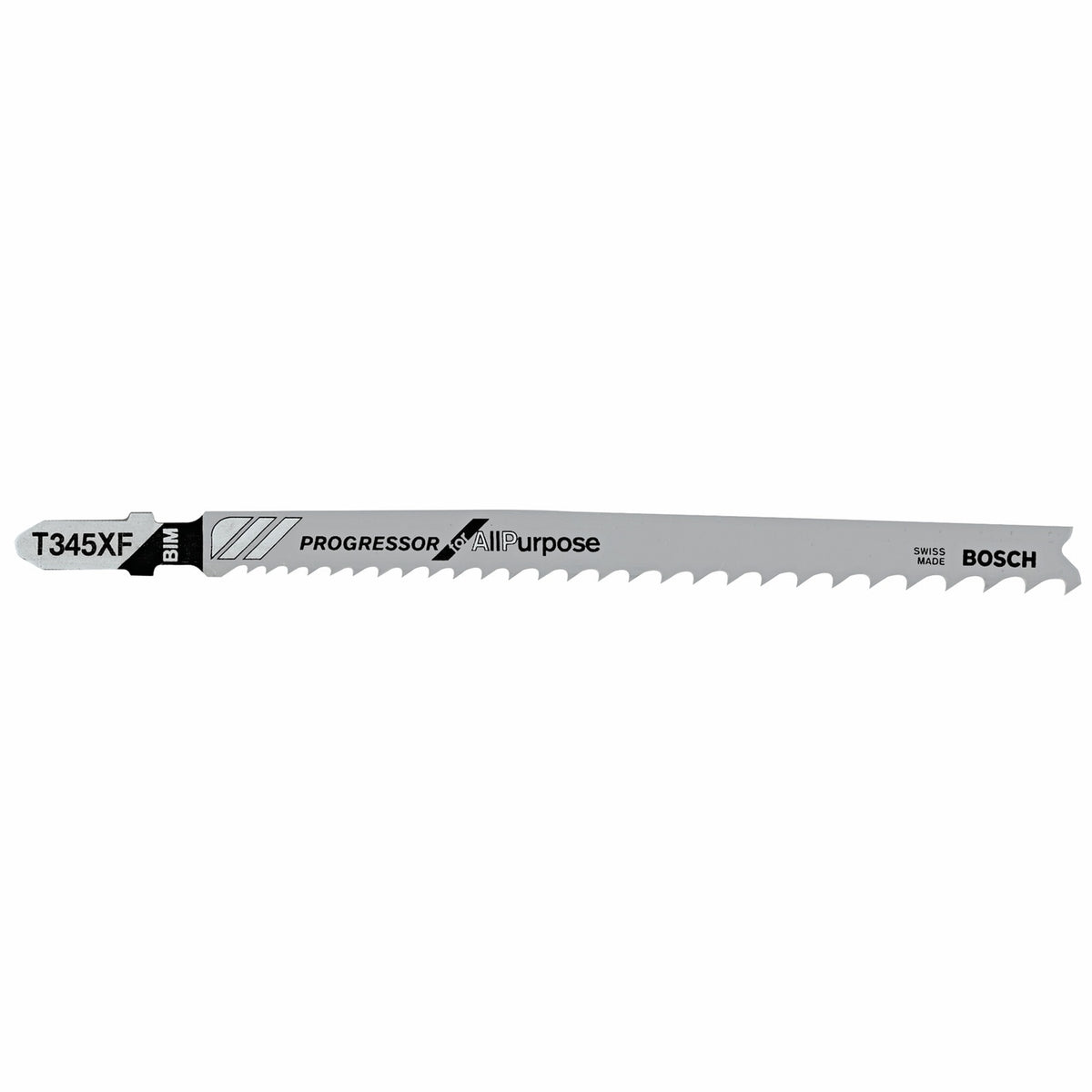 Bosch T345XF100 5-1/4" 5-10 TPI Progressor T-Shank Jig Saw Blades for Wood with Nails (100 Pack)