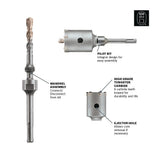 Bosch T3912SC 1-3/8" SDS-Plus SPEEDCORE Thin-Wall Core Bit for Masonry Brick and Block - 2