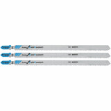 Bosch T718BF3 7" 14 TPI Flexible for Sandwich T-Shank Jig Saw Blades (3 Pack)