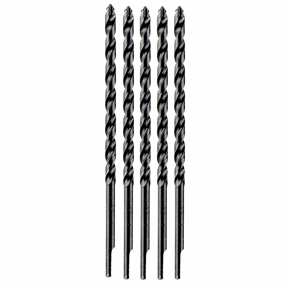 Bosch TC5005 5 Piece 3/16" x 4-1/2" Flat Shank Hex Masonry Drill Bits