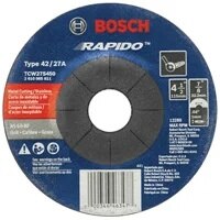Bosch TCW27S450 4-1/2" x 0.045" x 7/8" Type 27A 60 Grit Metal and Stainless Cutting Wheel