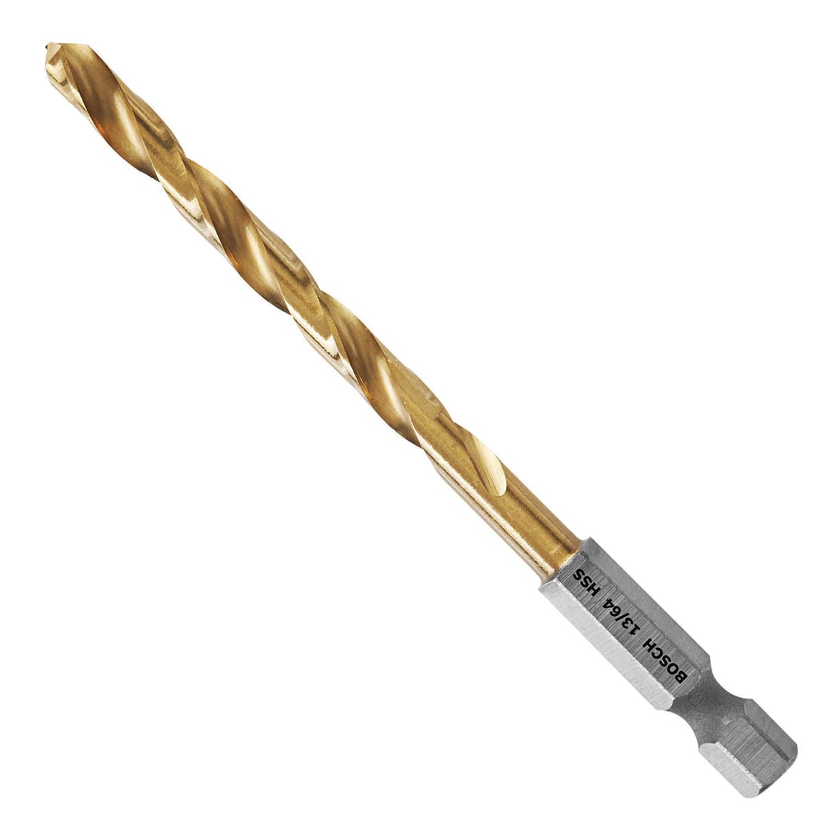 Bosch TI2140IM 13/64 In. Impact Tough Titanium Drill Bit