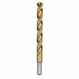 Bosch TI2159 1/2" x 6" Titanium Nitride Coated Twist Drill Bit with 3/8" Reduced Shank