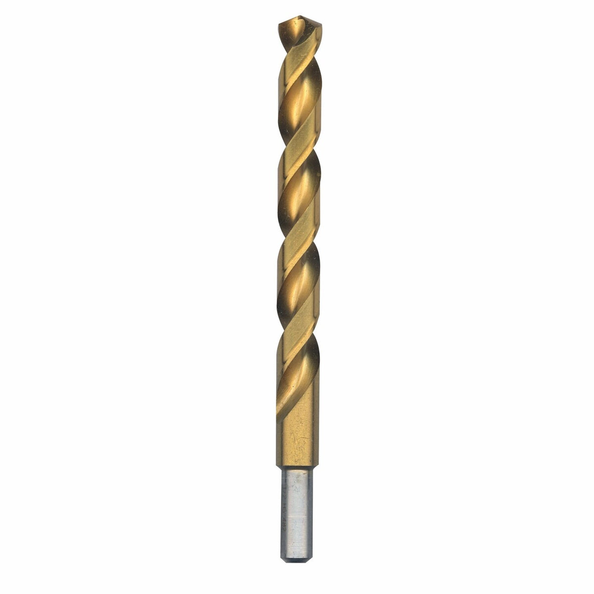 Bosch TI2159 1/2" x 6" Titanium Nitride Coated Twist Drill Bit with 3/8" Reduced Shank