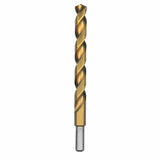 Bosch TI2159 1/2" x 6" Titanium Nitride Coated Twist Drill Bit with 3/8" Reduced Shank
