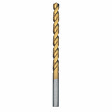 Bosch TI4142 15/64" x 3-7/8" Titanium Nitride Coated Twist Drill Bits for Metal and Wood (12 Pack)